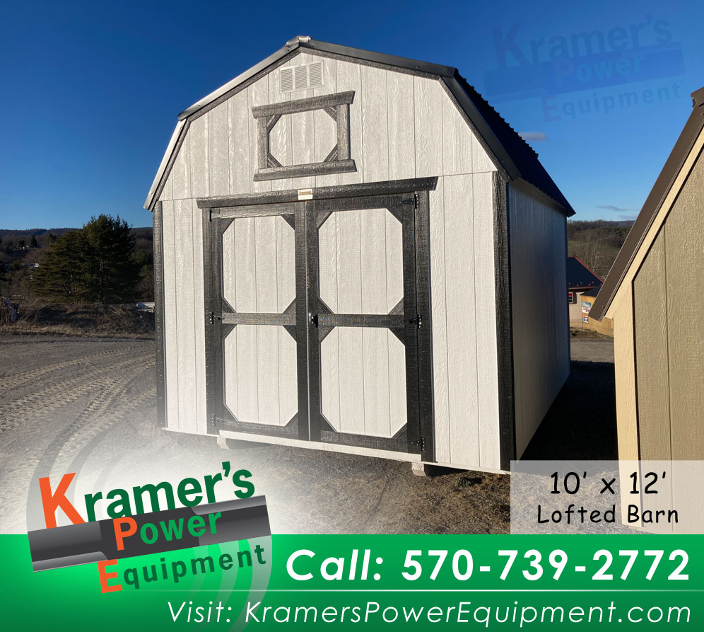 White Shed For Sale (10'x12')