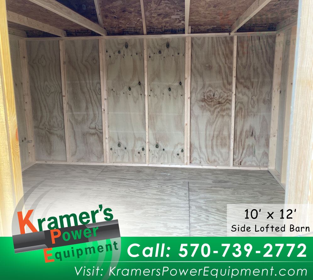 Treated Lofted Barn (10'x12') - Price Sale Sheet