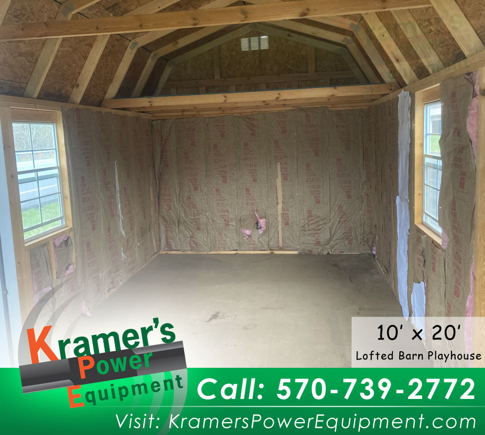 Repo - Brown Playhouse Shed (10'x20') with a Porch