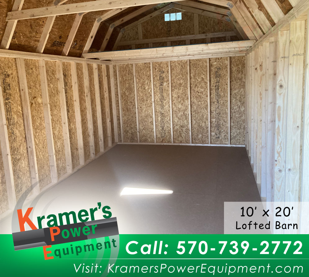 Gauntlet Gray Lofted Barn (10'x20') - Price Sale Sheet