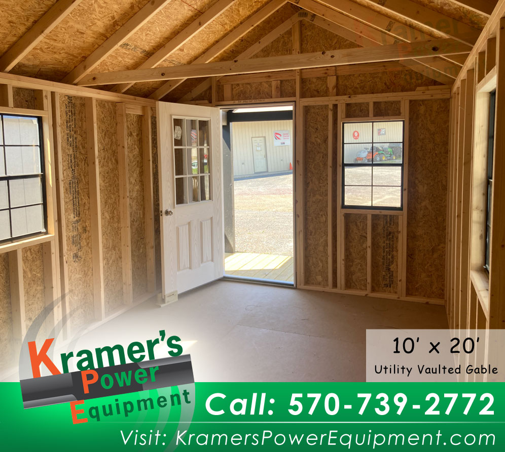Vaulted Gable Playhouse Shed (10'x20') - Price Sale Sheet