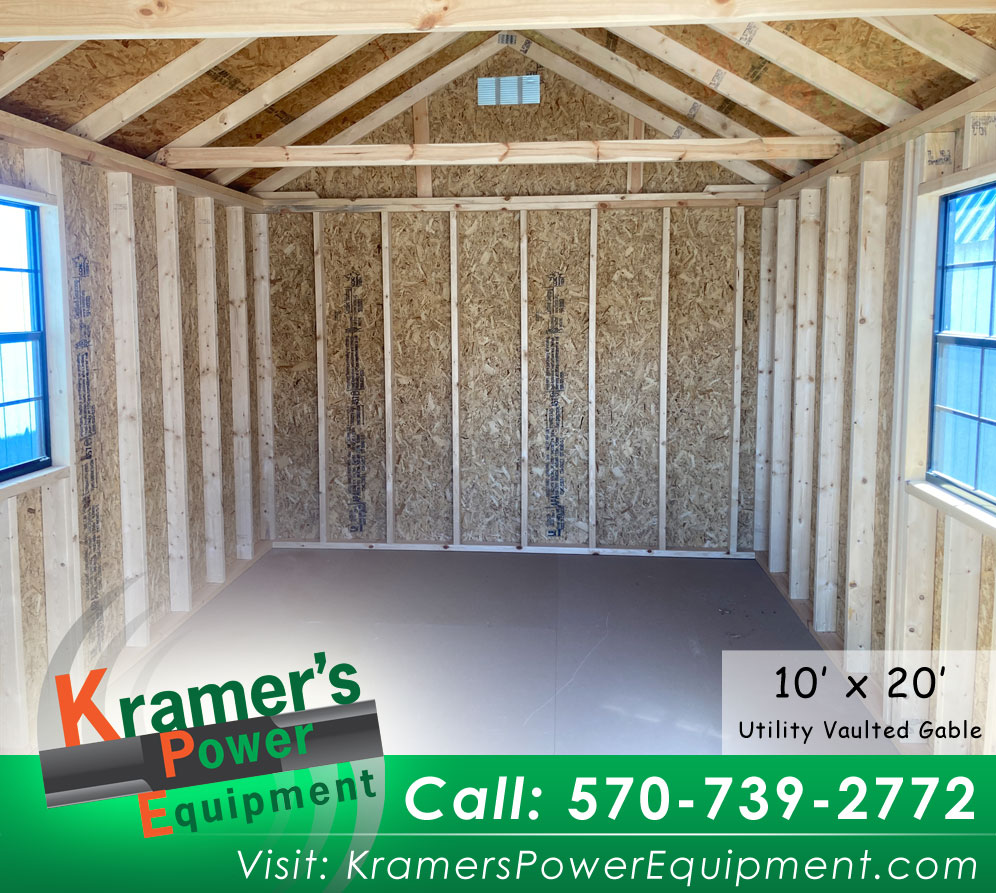Vaulted Gable Playhouse Shed (10'x20') - Price Sale Sheet