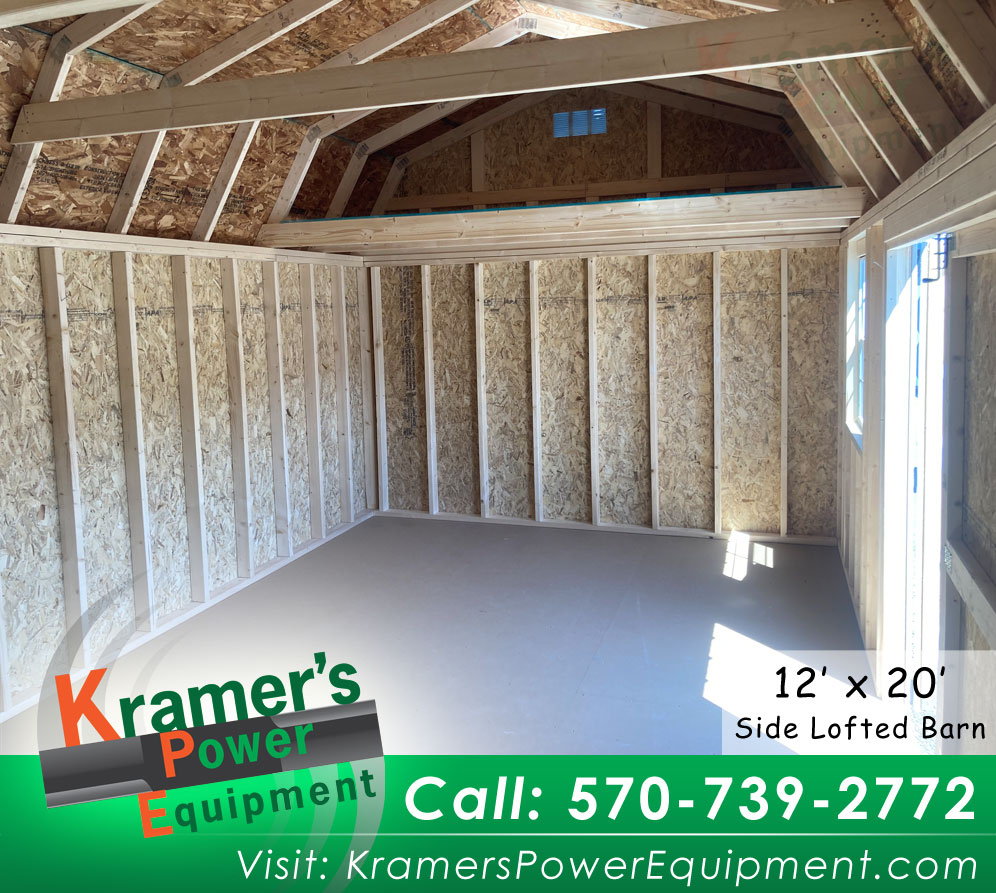 Blue Side Lofted Barn (12'x20') - Price Sale Sheet