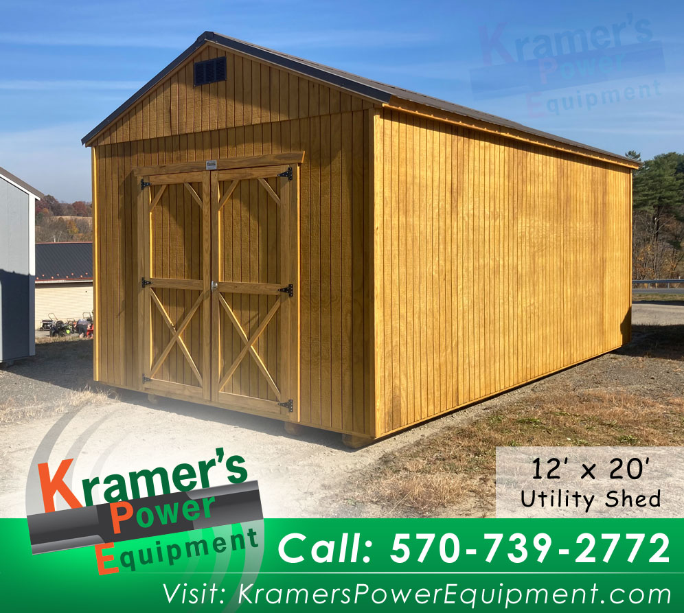 12'x20' Honey Gold Storage Shed
