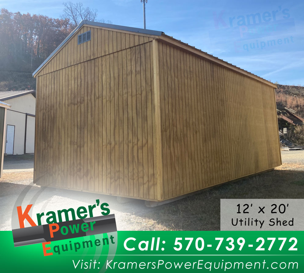 12'x20' Honey Gold Storage Shed
