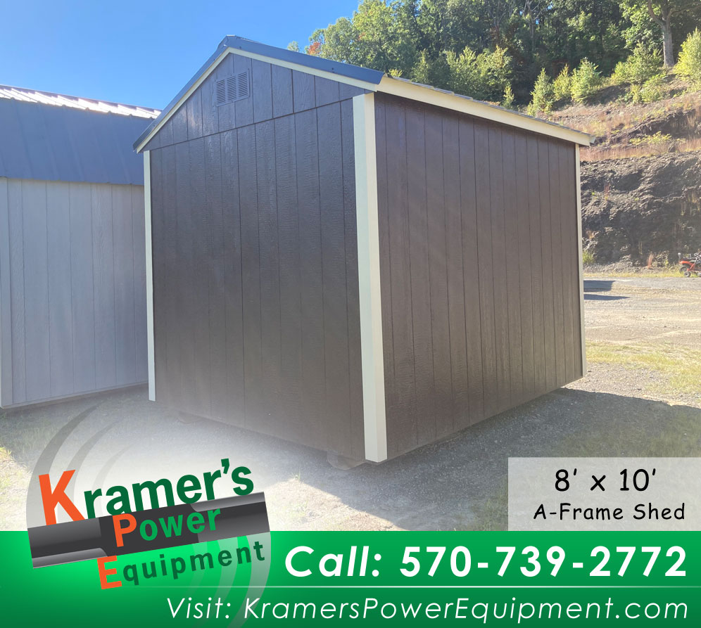 A-Frame Brown Shed (8'x12') - Price Sale Sheet