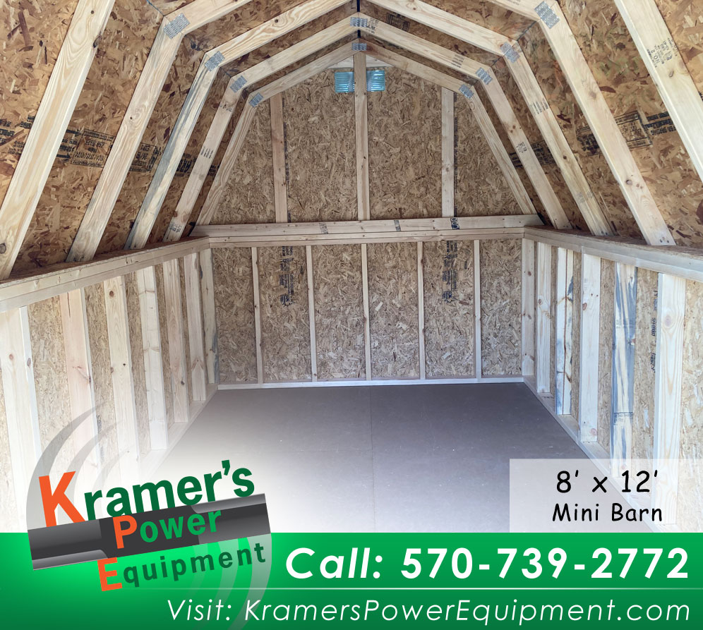 Little Green Barn (8'x12') - Price Sale Sheet