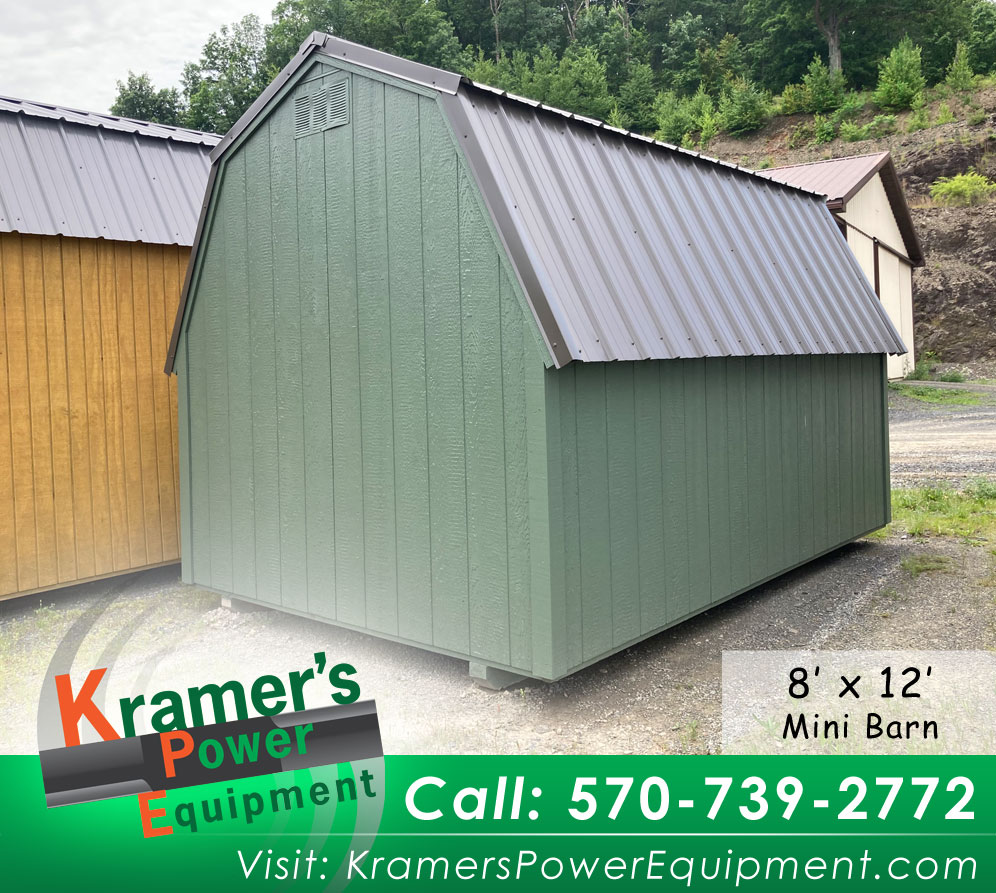 Little Green Barn (8'x12') - Price Sale Sheet