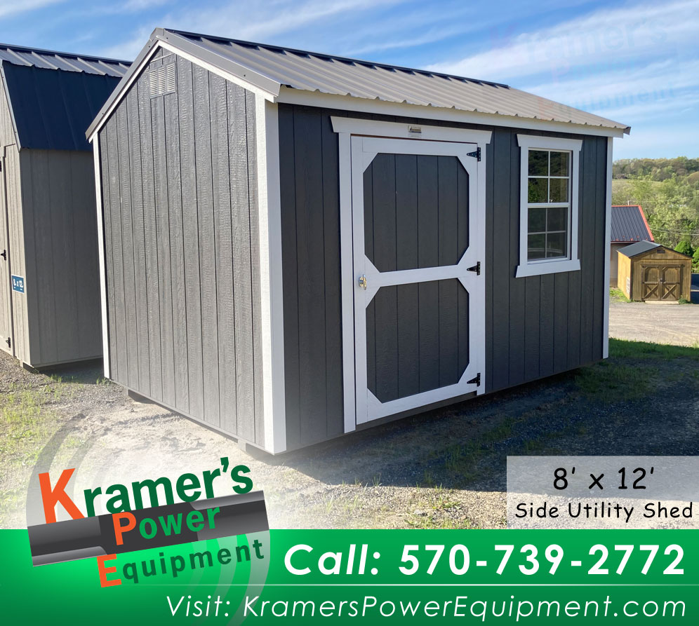 Side Utility Shed with Window (8'x12') - Price Sale Sheet