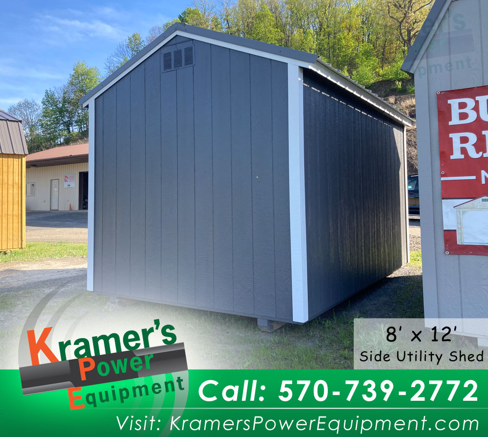 Side Utility Shed with Window (8'x12') - Price Sale Sheet