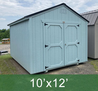 Light Blue Shed 10x12