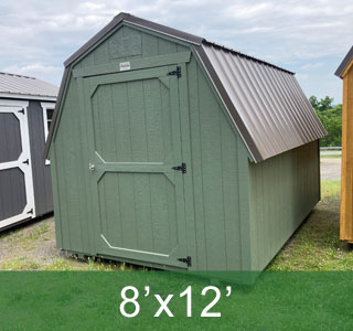 8x12 Little Green Barn